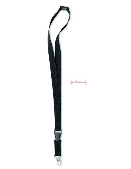 Lanyard con moschettone