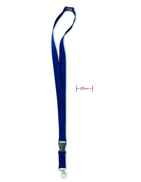 Lanyard con moschettone