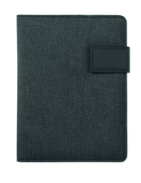 Porta blocco A5 con powerbank