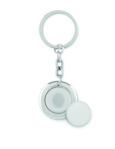 Portachiavi tondo con moneta