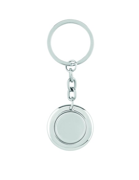 Portachiavi tondo con moneta