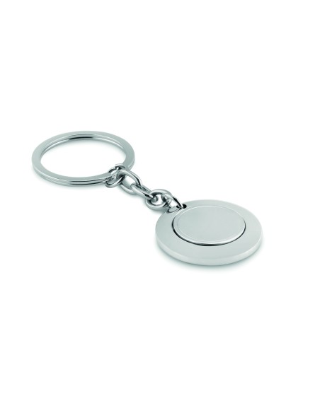 Portachiavi tondo con moneta