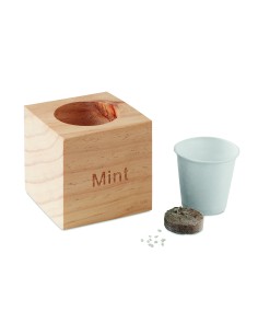 Mini vaso in legno