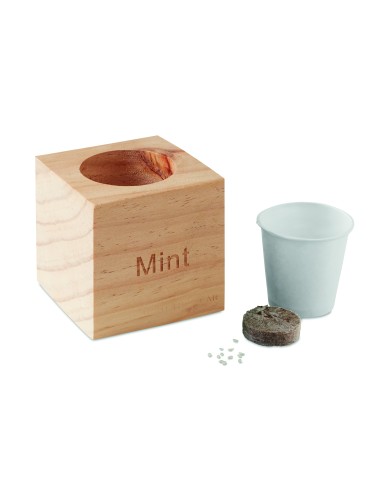 Mini vaso in legno