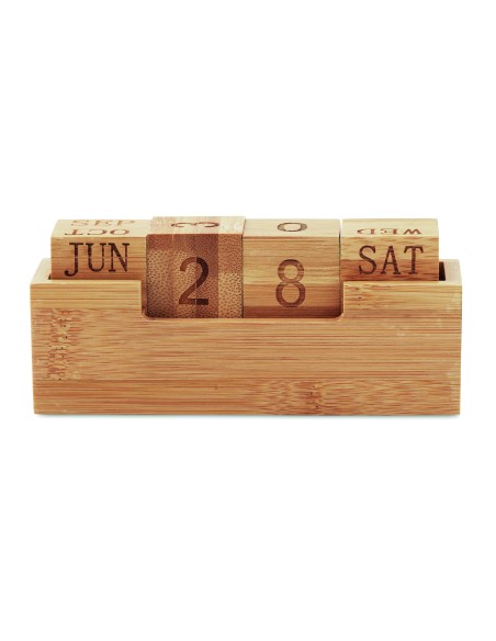 Calendario in bamboo