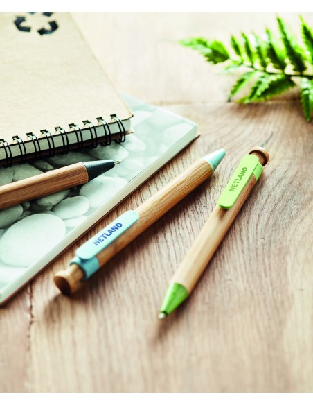 Penna a sfera in bamboo