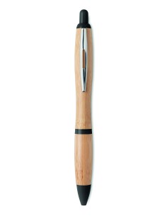 Penna a sfera in ABS e bamboo