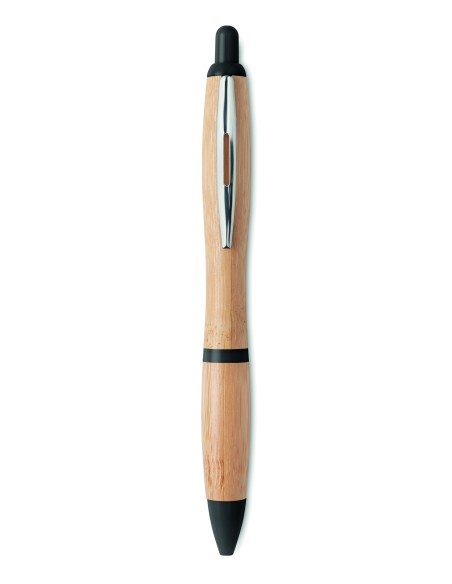 Penna a sfera in ABS e bamboo