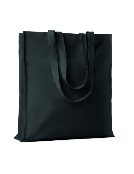 Shopper in cotone c/soffietto