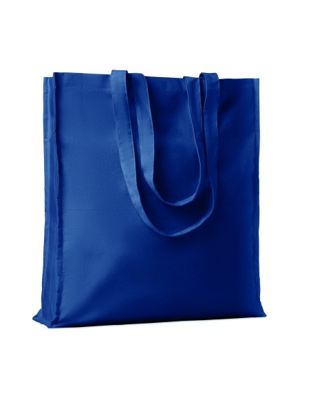 Shopper in cotone c/soffietto