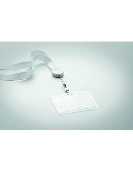 Lanyard con badge estraibile