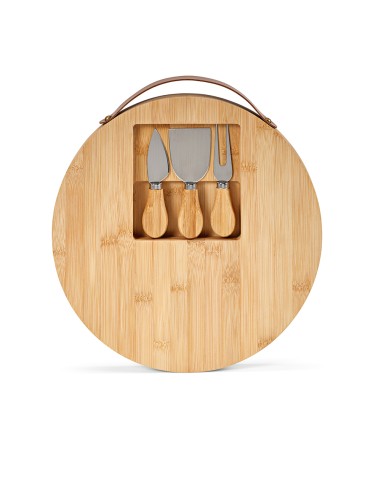 Tagliere Duchamp in Bambù con Utensili per Formaggio