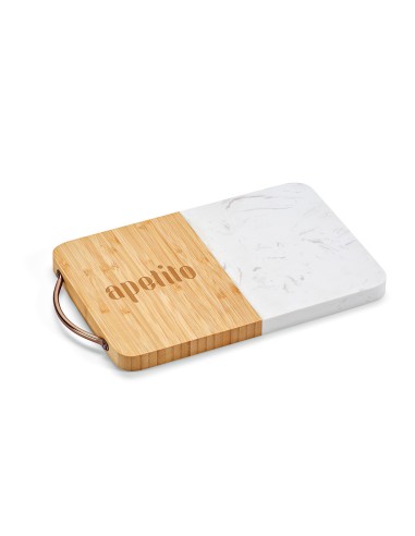 Tagliere Degas in Marmo e Bambù con Manico