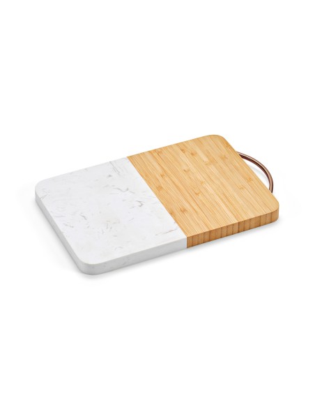 Tagliere Degas in Marmo e Bambù con Manico