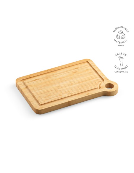 Tagliere El Greco in Bambù con Manico Angolare Integrato