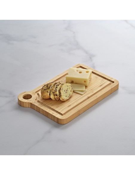 Tagliere El Greco in Bambù con Manico Angolare Integrato