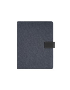 Cartella A4 Tolstoy in rPET. 64 fogli FSC e chiusura in rPU