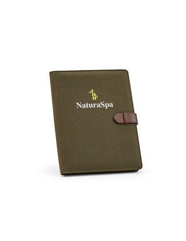 Cartella A4 Eliot in rCotton. 64 fogli FSC e chiusura rPU