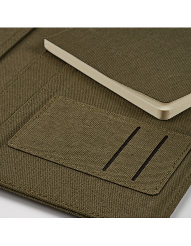 Cartella A4 Eliot in rCotton. 64 fogli FSC e chiusura rPU