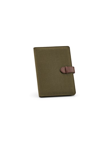 Cartella A5 Eliot in rCotton. 64 fogli FSC e chiusura rPU