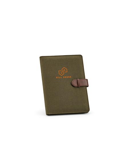 Cartella A5 Eliot in rCotton. 64 fogli FSC e chiusura rPU