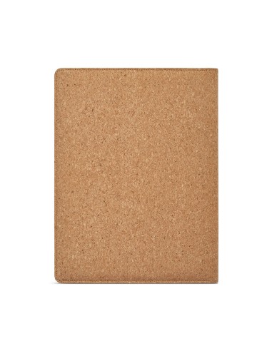 Cartella A4 Kafka in sughero. 64 fogli FSC e elastico