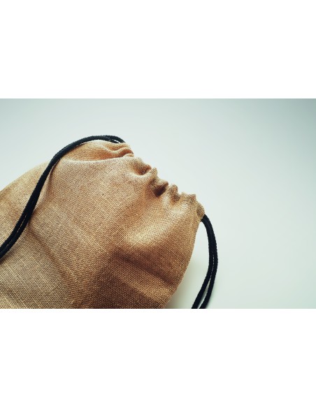 Borsa con coulisse in iuta