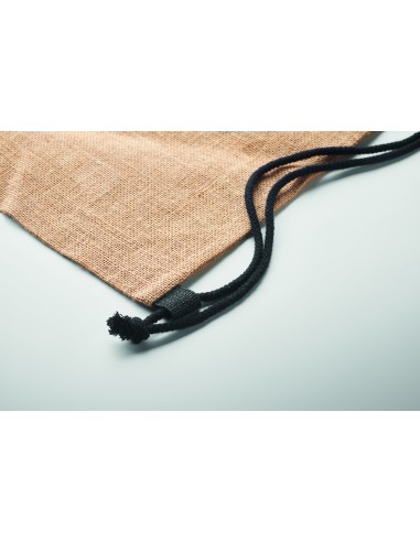 Borsa con coulisse in iuta