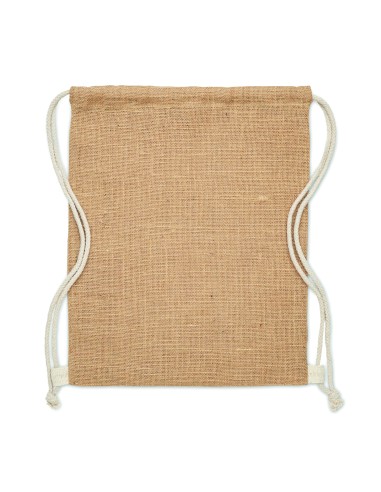 Borsa con coulisse in iuta