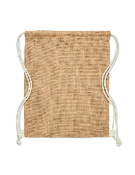 Borsa con coulisse in iuta