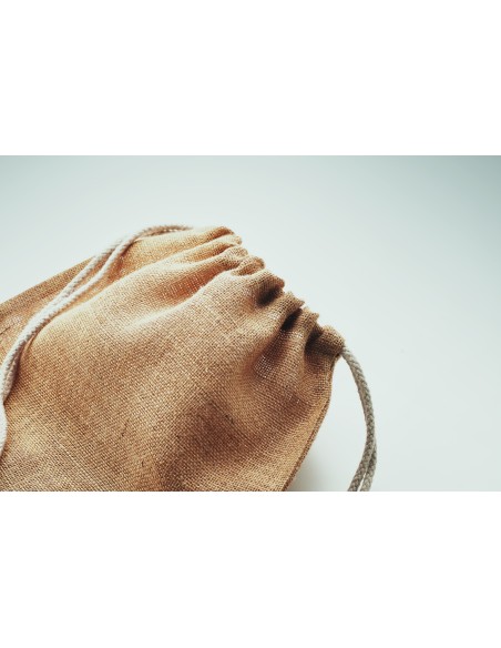 Borsa con coulisse in iuta