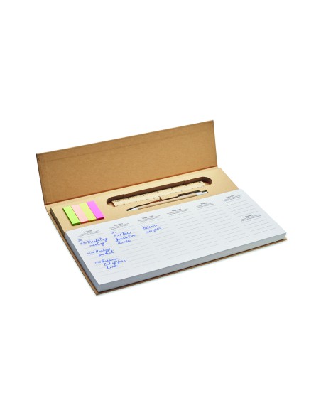 Agenda settimanale da tavolo