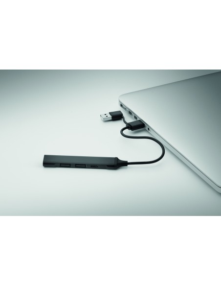 Hub USB a 4 porte 19 cm