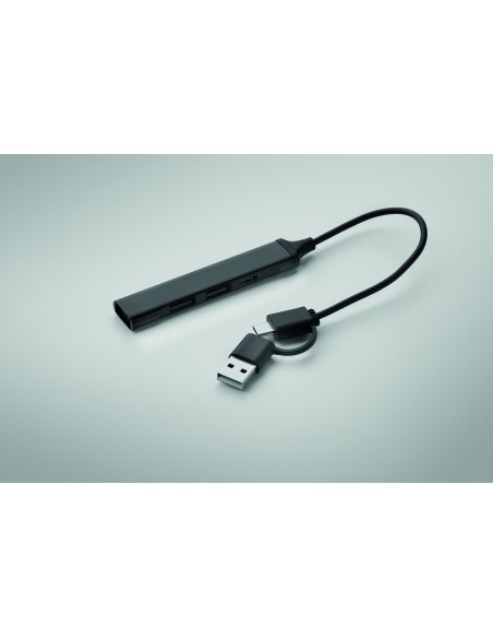 Hub USB a 4 porte 19 cm