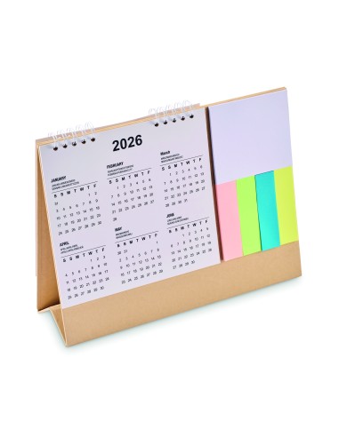 Calendario da tavolo con memopa