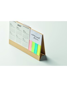 Calendario da tavolo con memopad