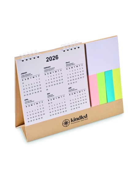 Calendario da tavolo con memopa