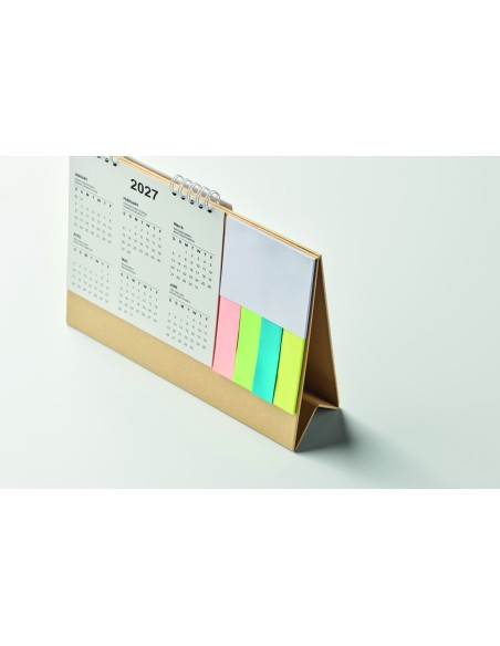 Calendario da tavolo con memopad