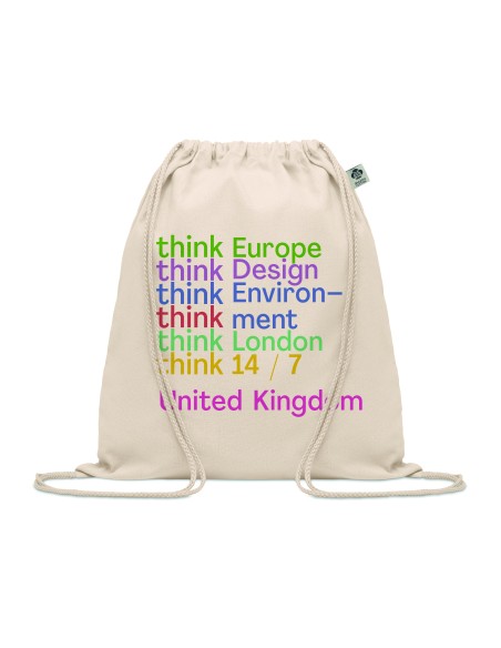 Borsa in cotone organico con couli