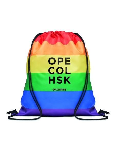 Sacca in RPET arcobaleno