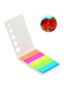 Segnapagina in carta con semi