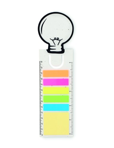 Segnalibro in carta con semi