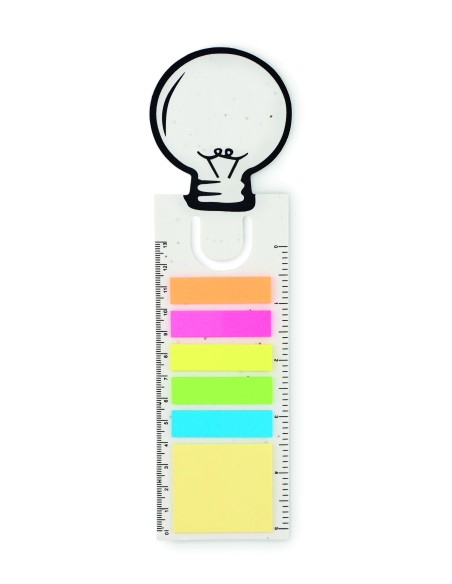 Segnalibro in carta con semi