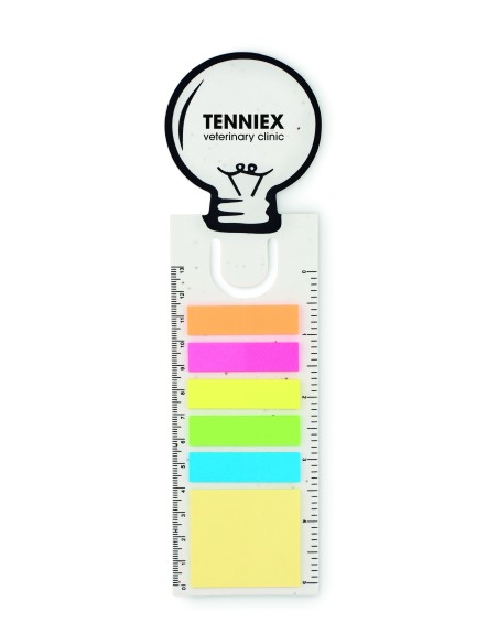 Segnalibro in carta con semi