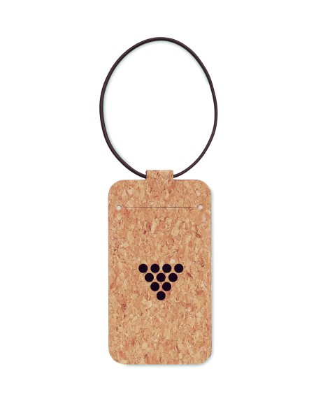 Etichetta bagagli in sughero