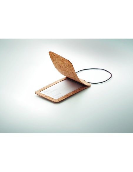 Etichetta bagagli in sughero