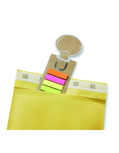 Segnalibro con riga e adesivi