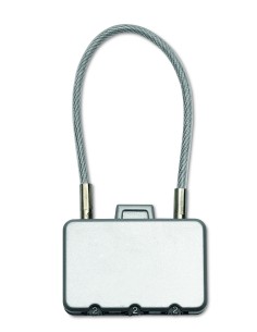 Lucchetto a forma di valigia