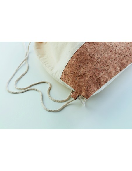 Sacca con dettagli in sughero