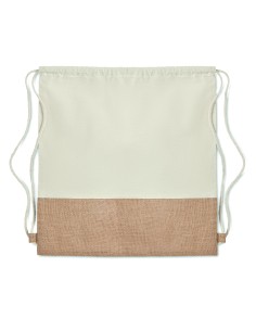 Sacca con dettagli in juta